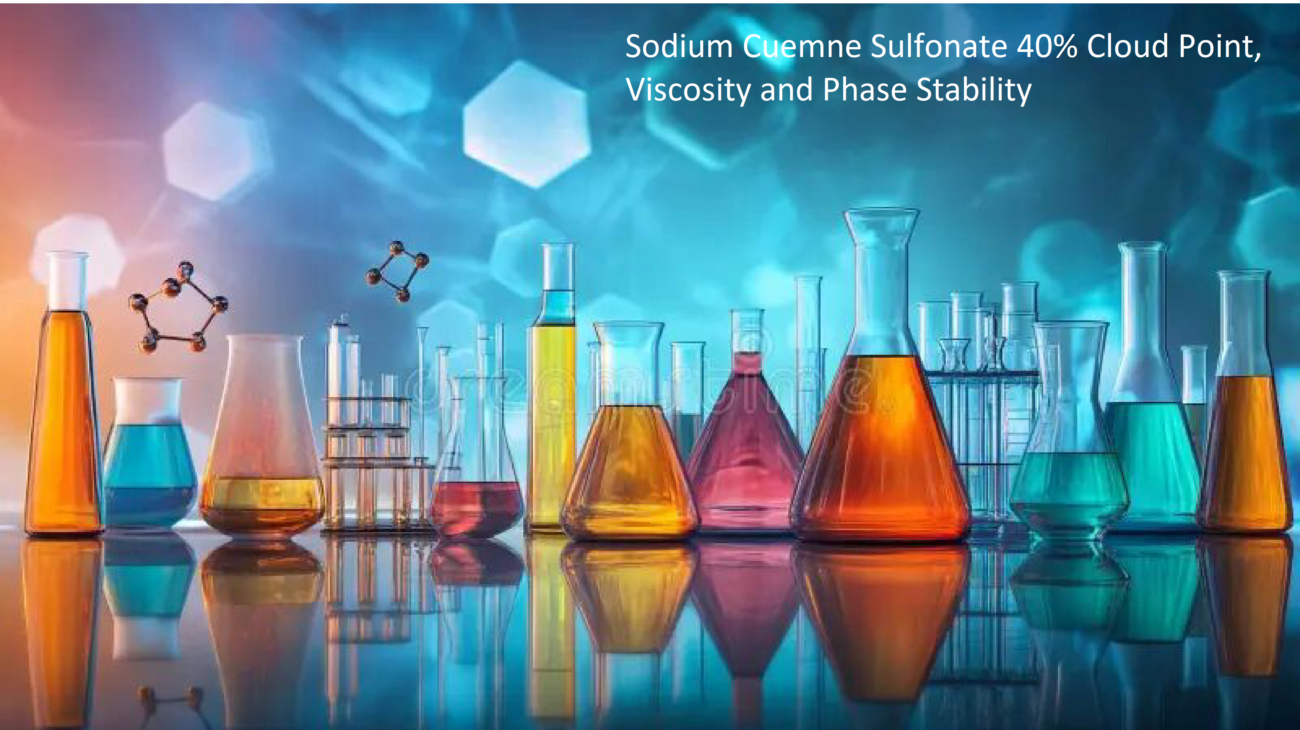 Sodium Cumene Sulfonate 40% Cloud Point, Viscosity and Phase Stability