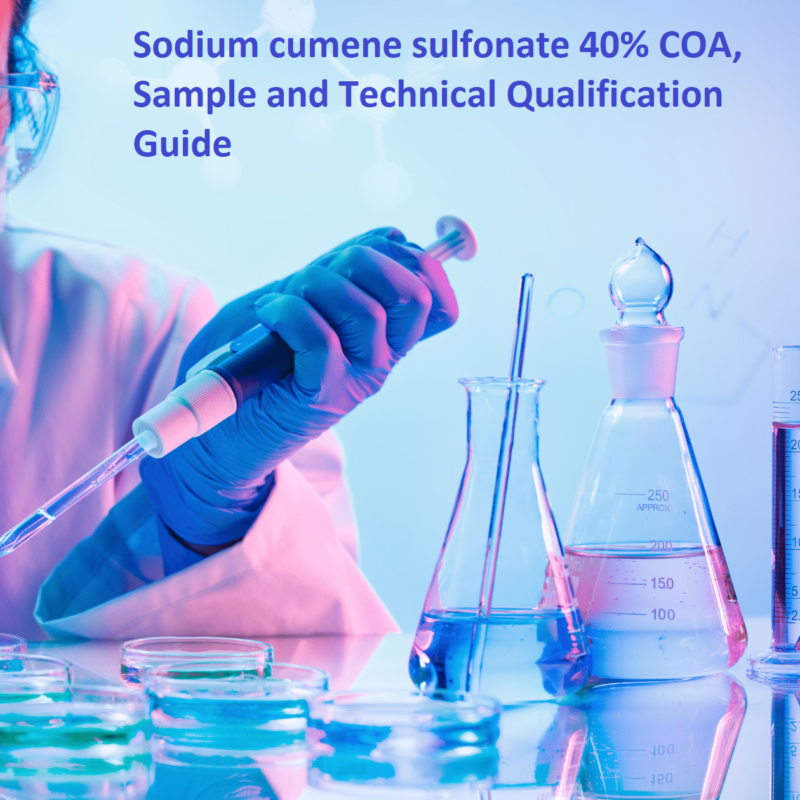 Sodium cumene sulfoante 40% COA, Sample